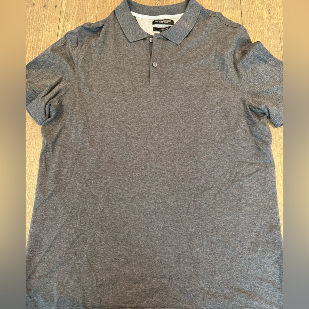 Banana Republic Charcoal Polo Shirt
